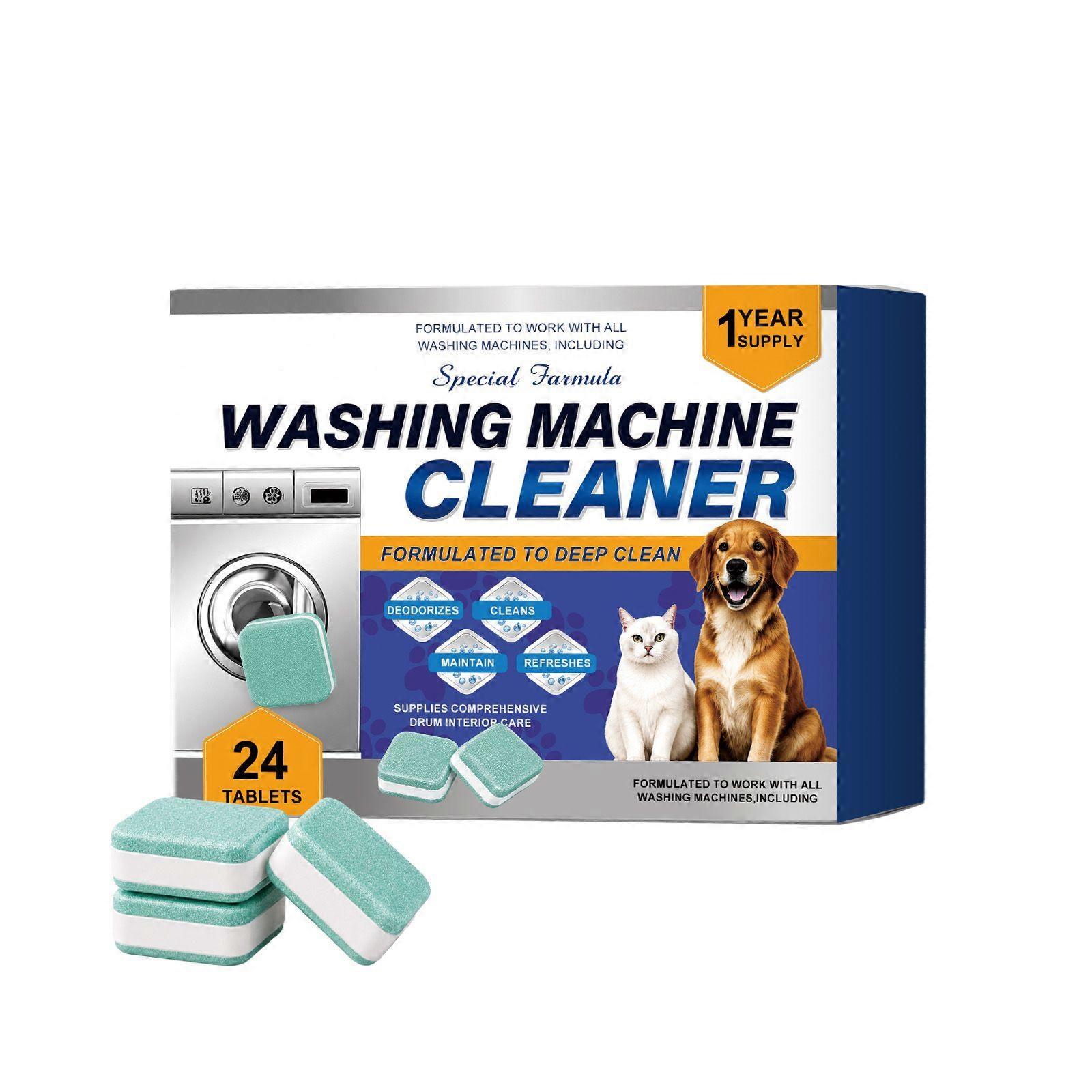Washing Machine Cleaner Tablets Remove Limescale Odor From Inner Drum