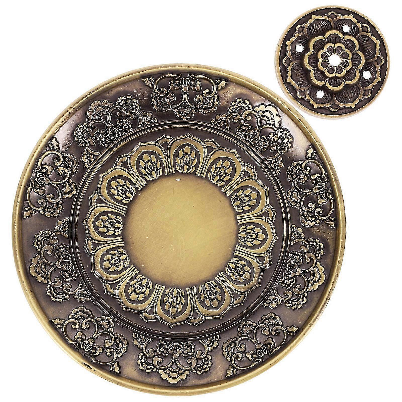 Foldable Brass Incense Plate Holder