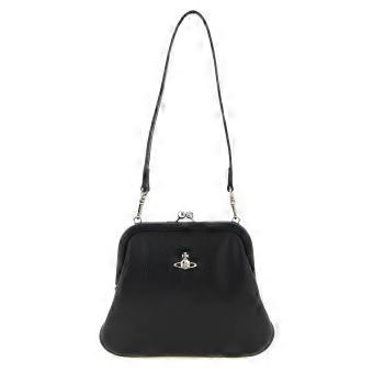Vivienne Westwood Black Polyethylene Clutch Bag