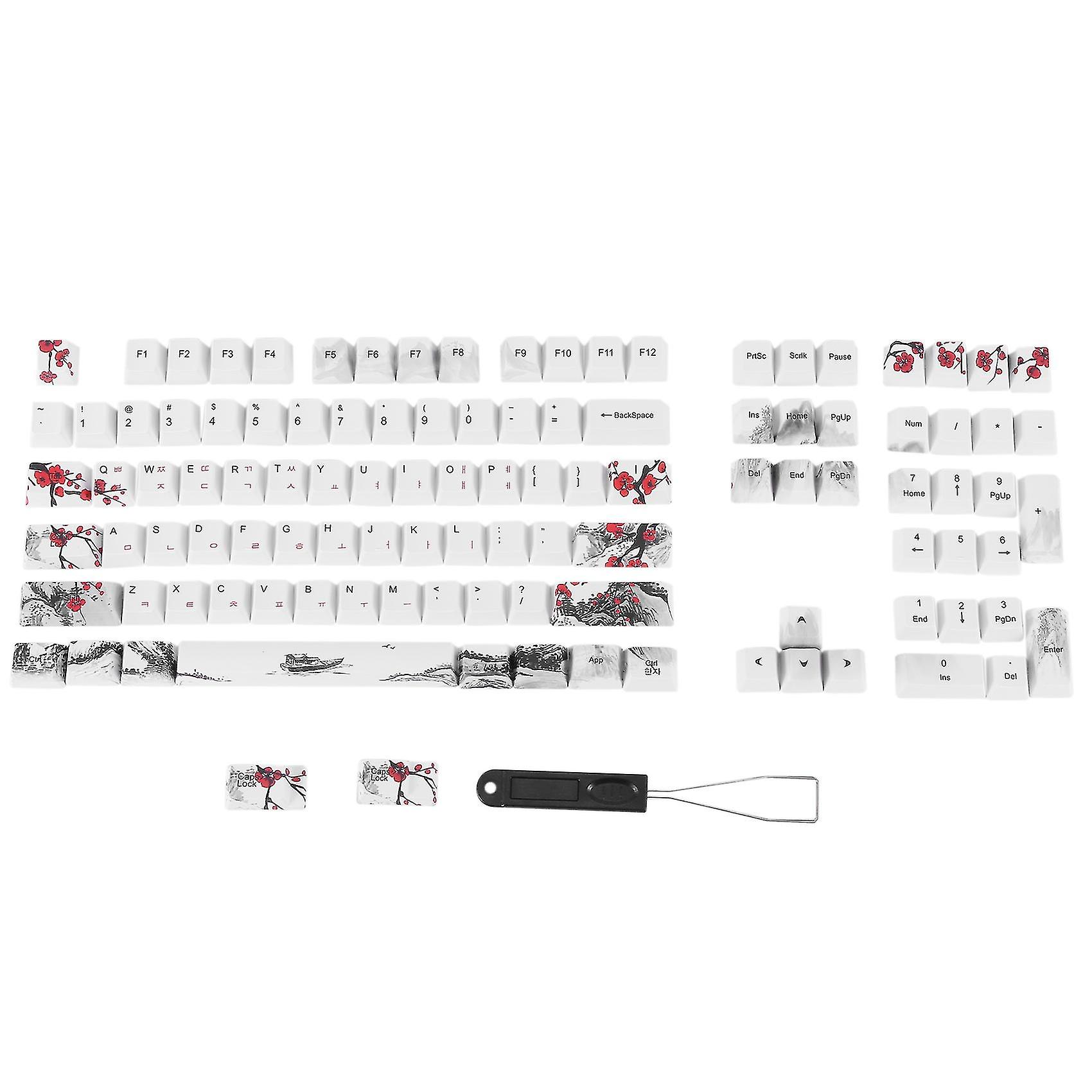 Keys Pbt Keycap Dye-sublimat Bom Cherry Profile Key Cap Diy Mechanical Key