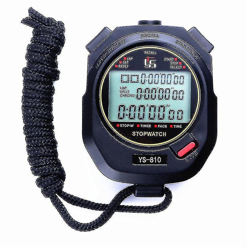 Stopwatch With Whistle, Professional Stopwatch 60 Memory With Mute And Light Function For Sports