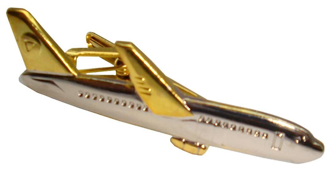 Bassin et Brown avion cravatte - argent/or