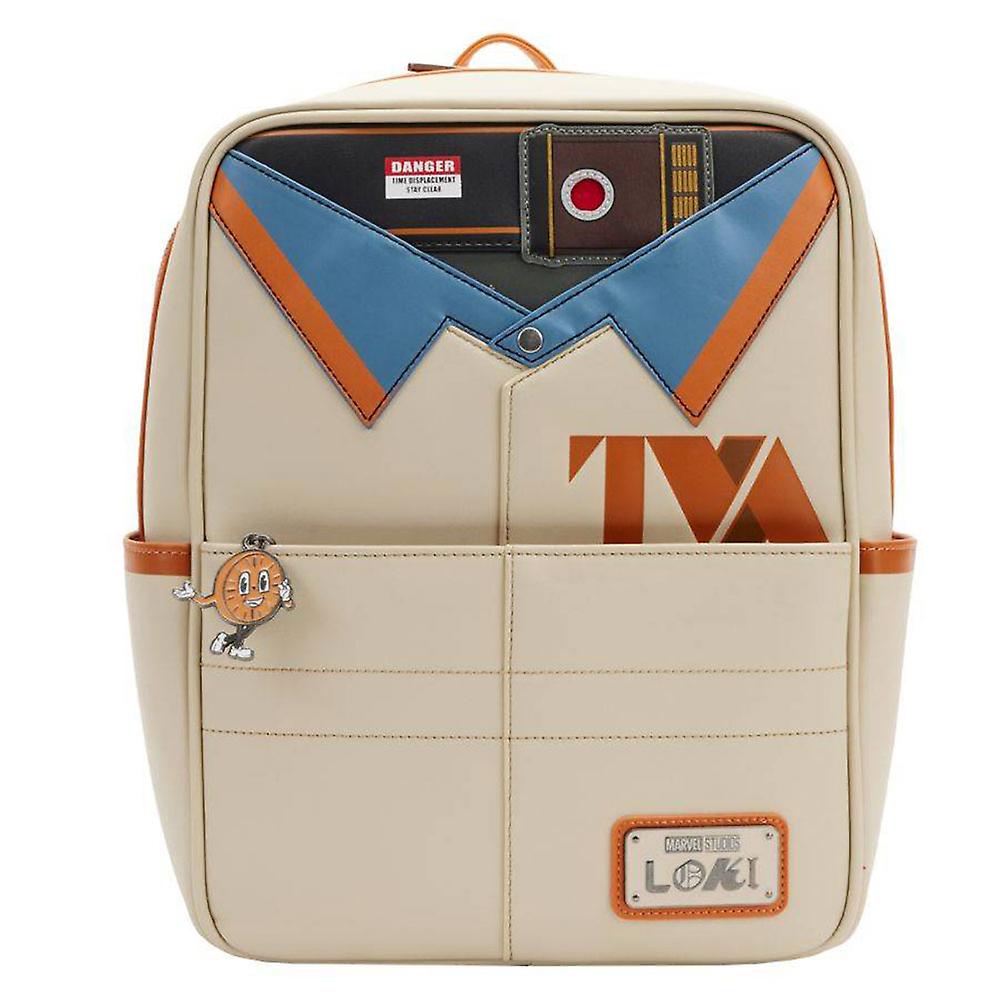 Loki TV Variant TVA LED Mini Backpack Faux Leather Adjustable Shoulder Straps
