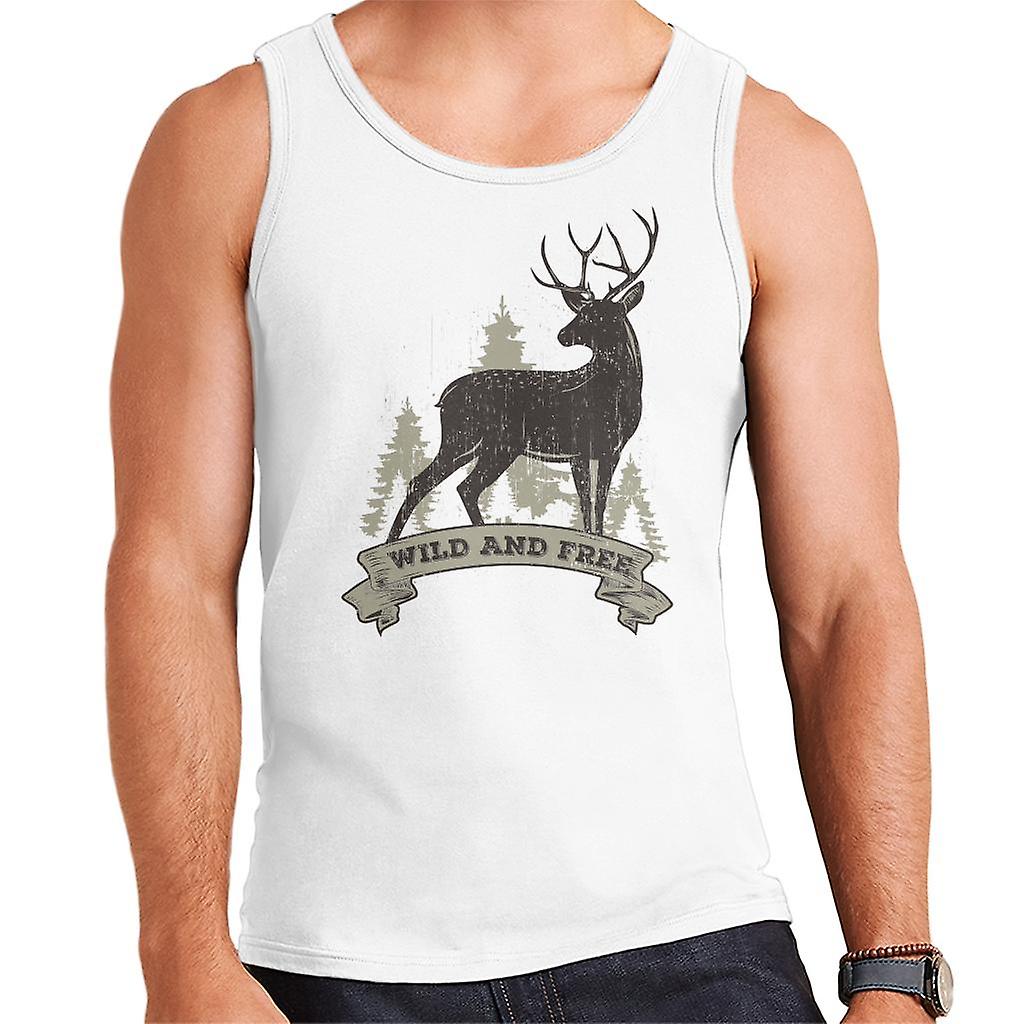 Gilet cervo selvaggio e libero maschile