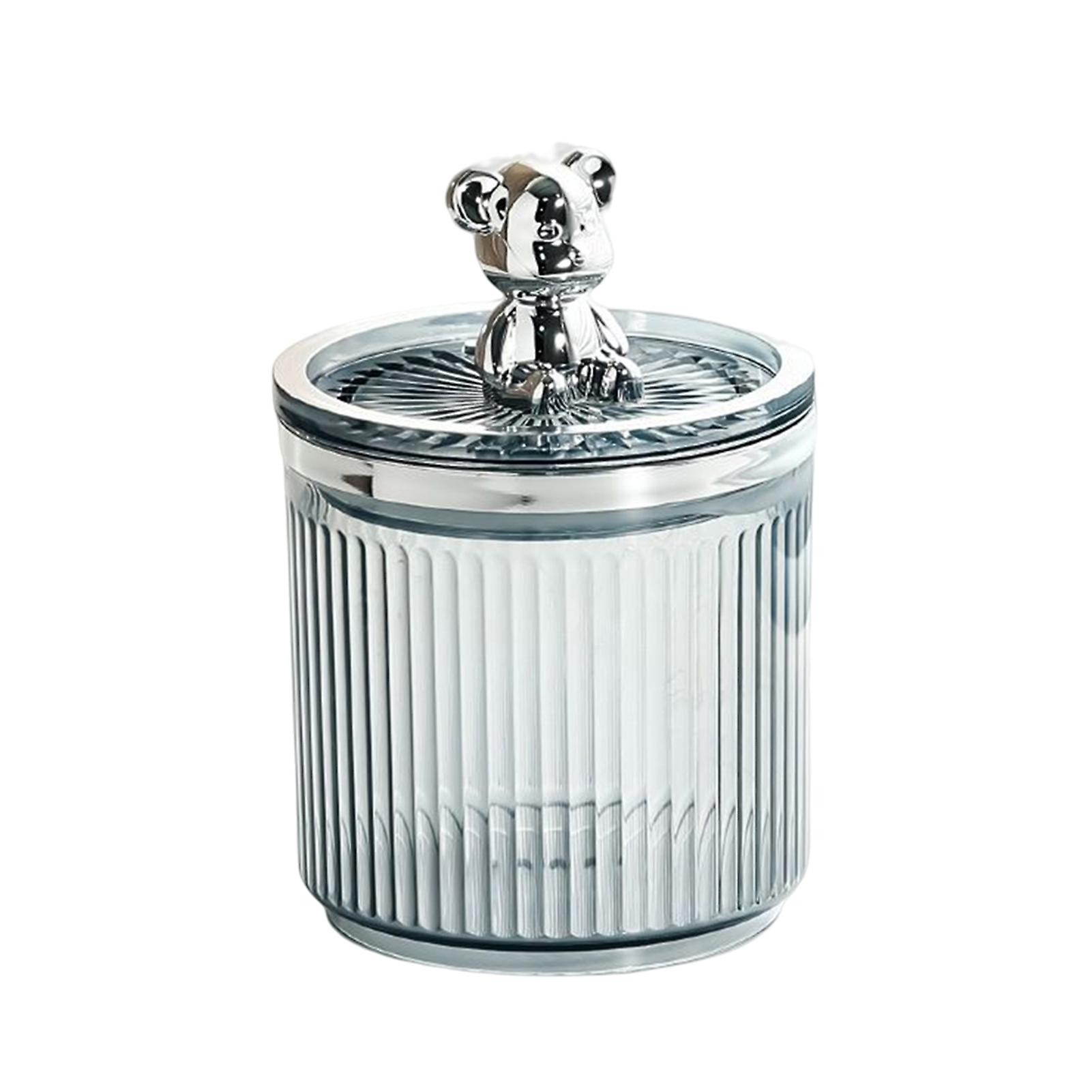 Cotton Swab Storage Box with Lid Multipurpose Jewelry Cotton Swab Holder for Home