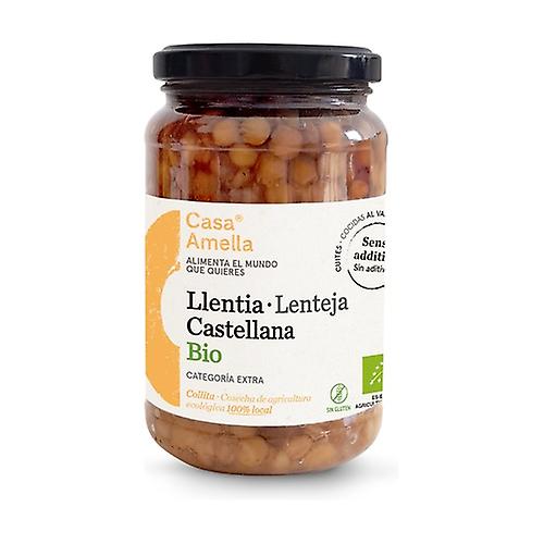 Organic cooked Castilian lentil 370 g