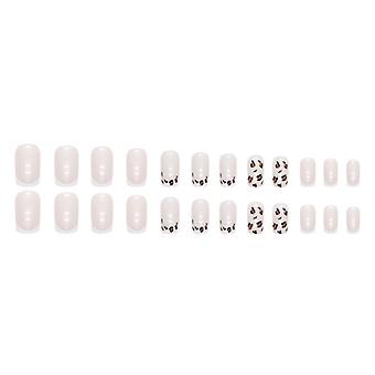 Leopard Prints Quadrat Fake Nails Exquisite Muster Maniküre Zubehör Für Frauen Und Mädchen Nageldekor