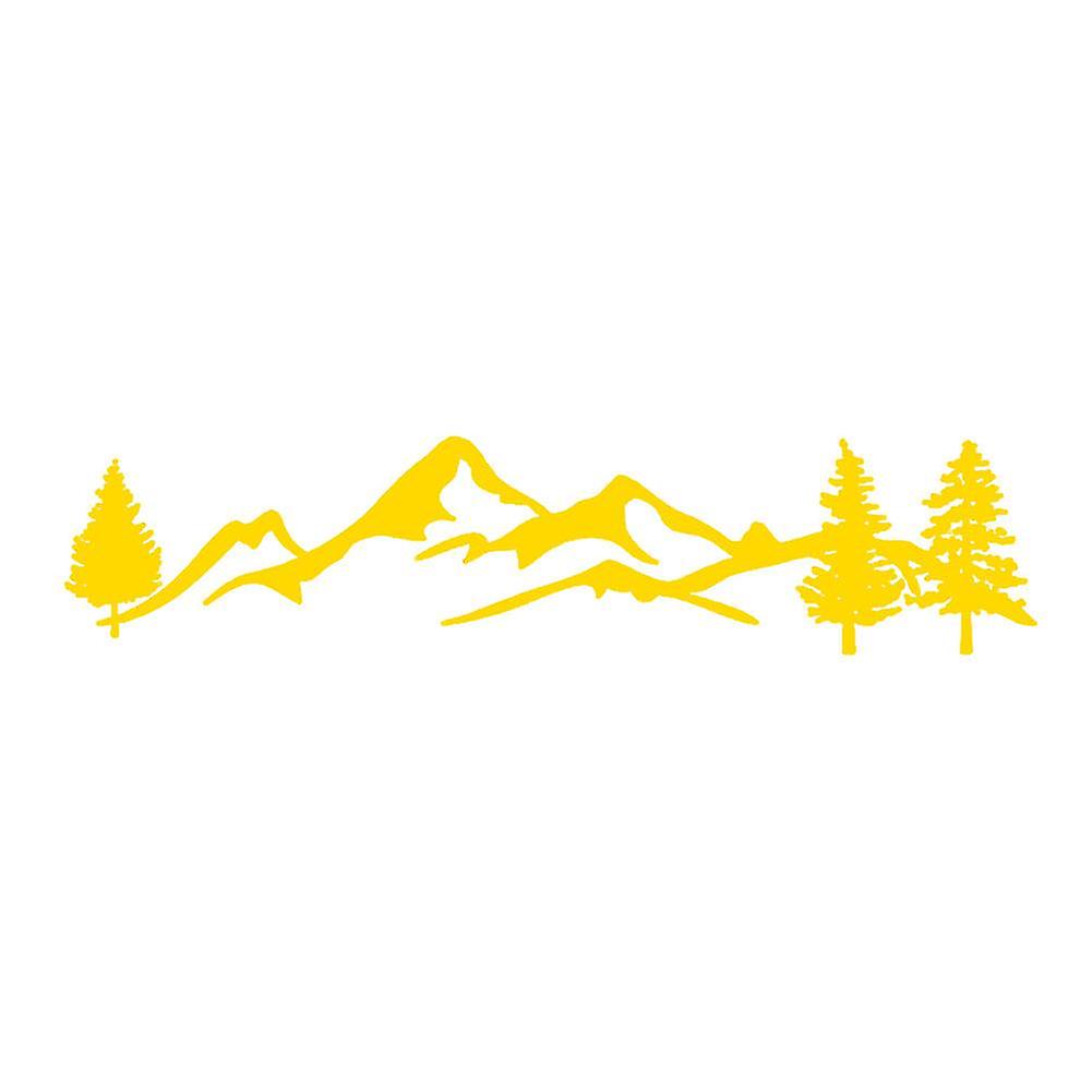 Tree Mountain Suv Rv Camper Style De véhicule Autocollants Autocollant Décor