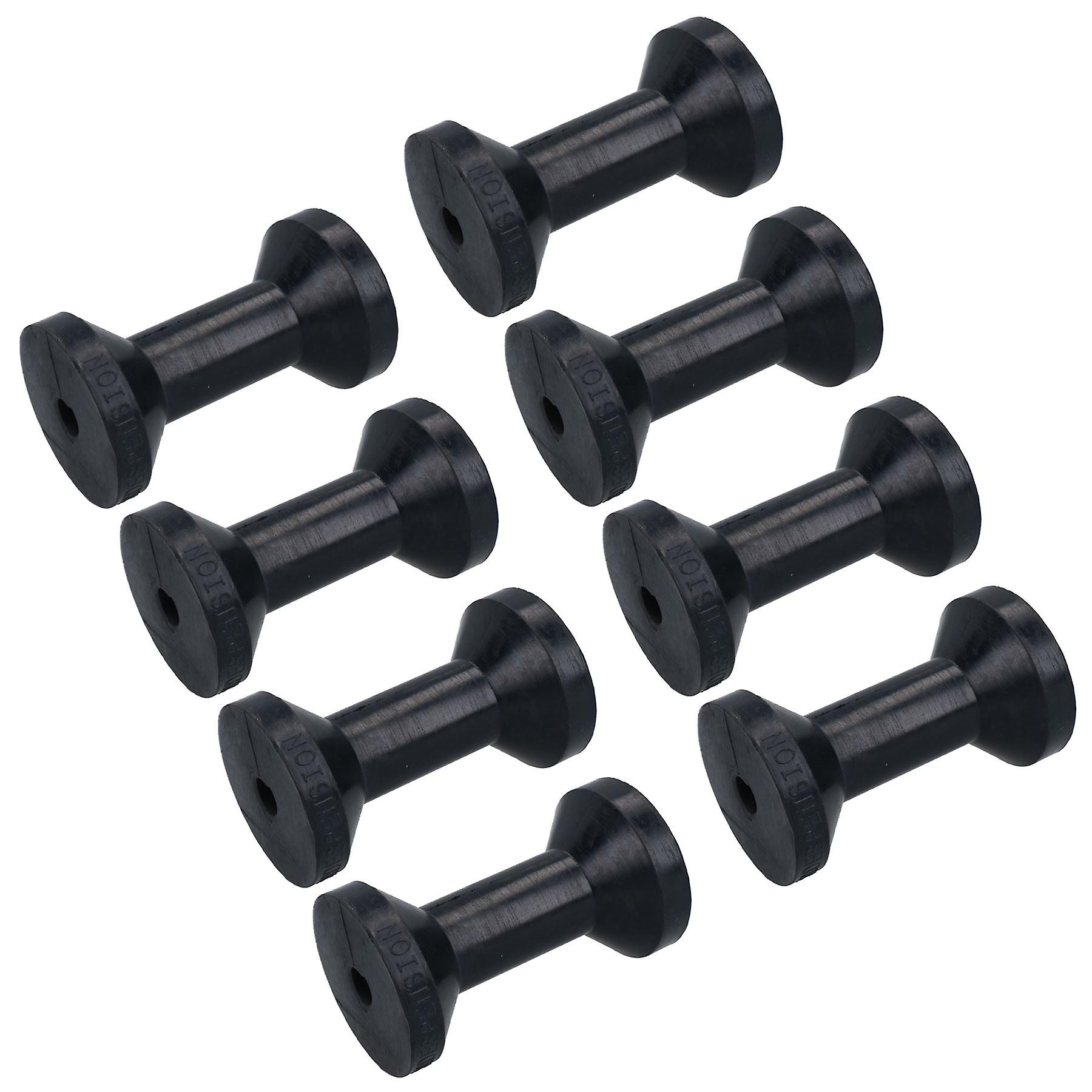 Boat / Jetski / Dinghy Trailer Keel Flat Roller Rollers Rubber 90mm 8 Pack