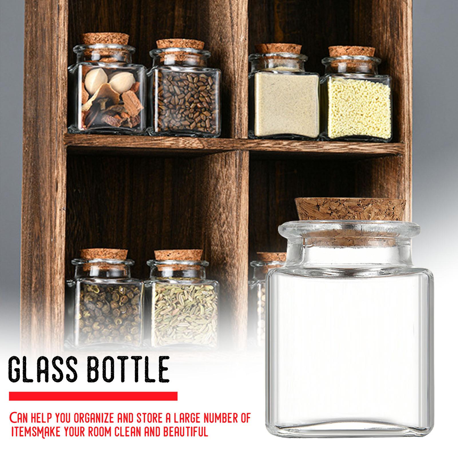 Kitchen Clear Glass Jars Large Durable Storage Jar