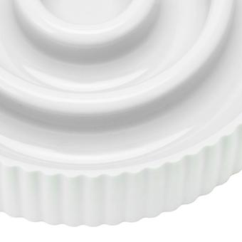 Slow Feeder Pet Bowl Prevent Choking Slip Proof Promote Digestion Pet Puzzle Food Bowl for Small Medium Dogs Cats White