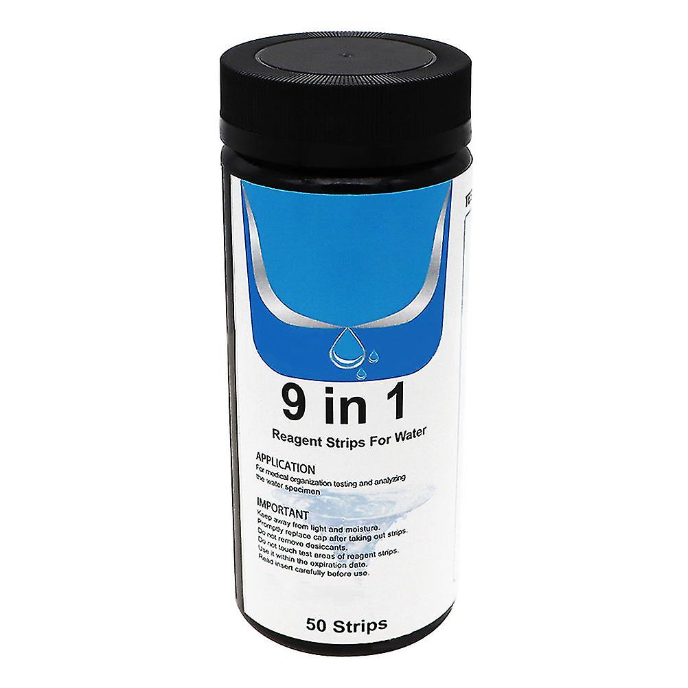 9 in 1 Water Test Strips Water Quality Tester Water Hardness Test Strips