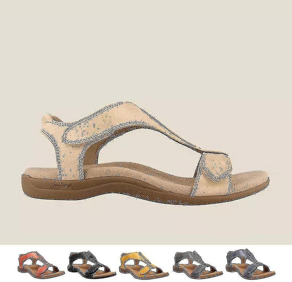 Naisten mukavat sandaalit, Sursell-sandaalit, Flat Beach Casual -sandaalit