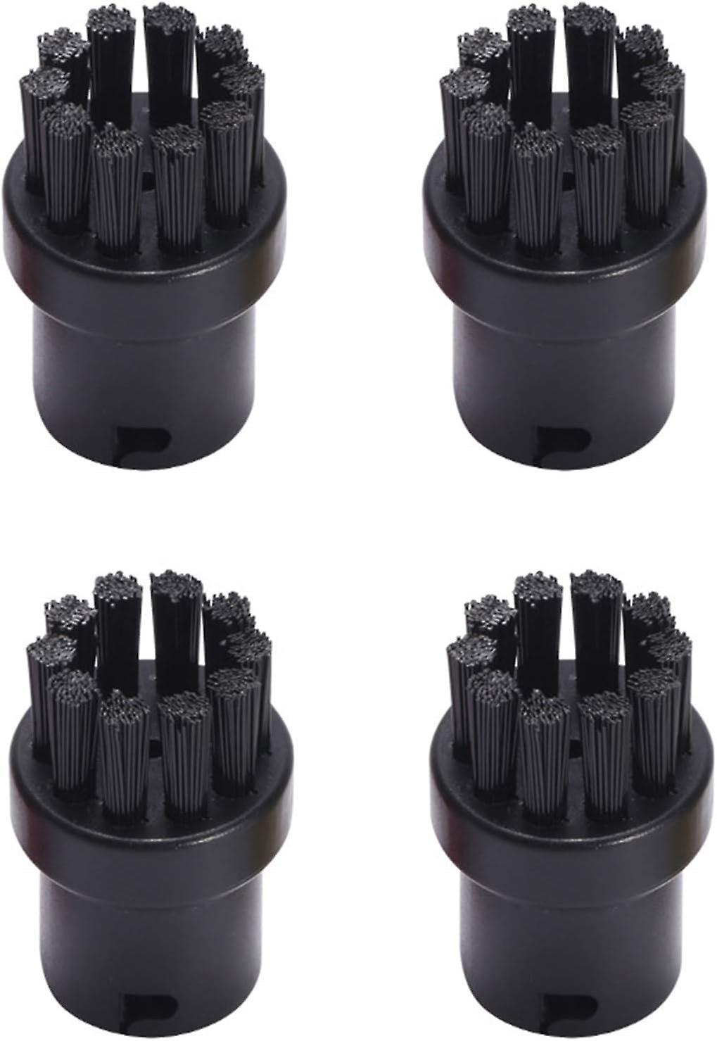 Pack Round Replacement Brushes for Karcher SC1 SC2 SC3 SC4 SC5 SC7 Steam Cleaner Black
