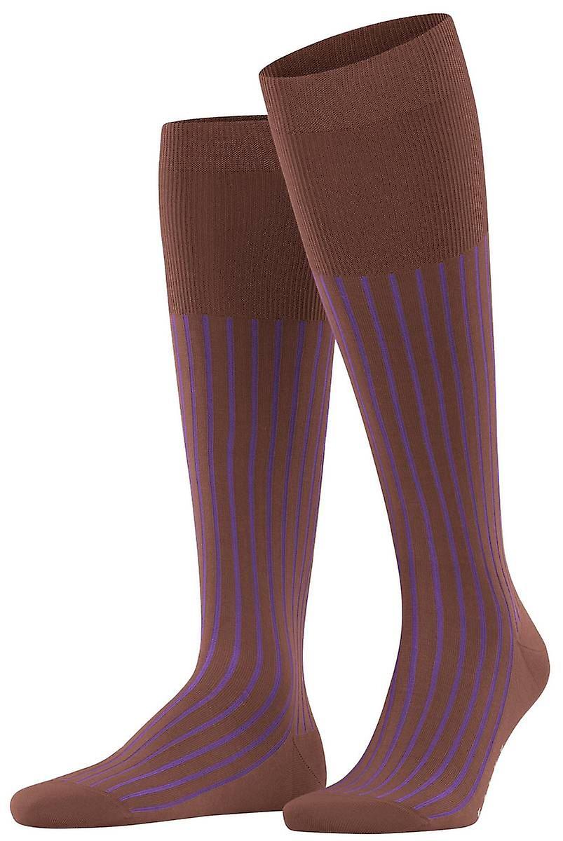 Falke Shadow Knee High Socks - Brandy Brown