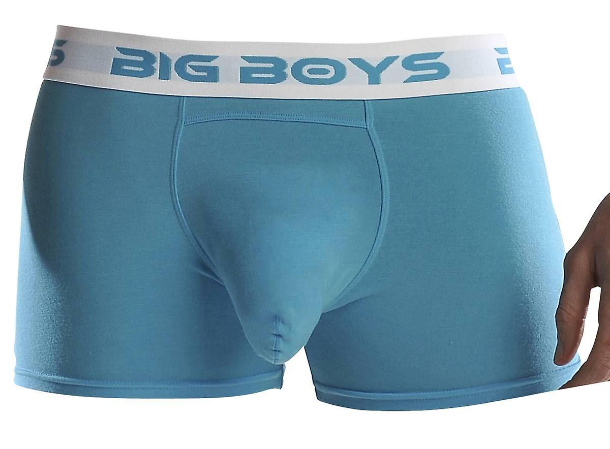Big Boys Boxer Briefs - Cyan Blue