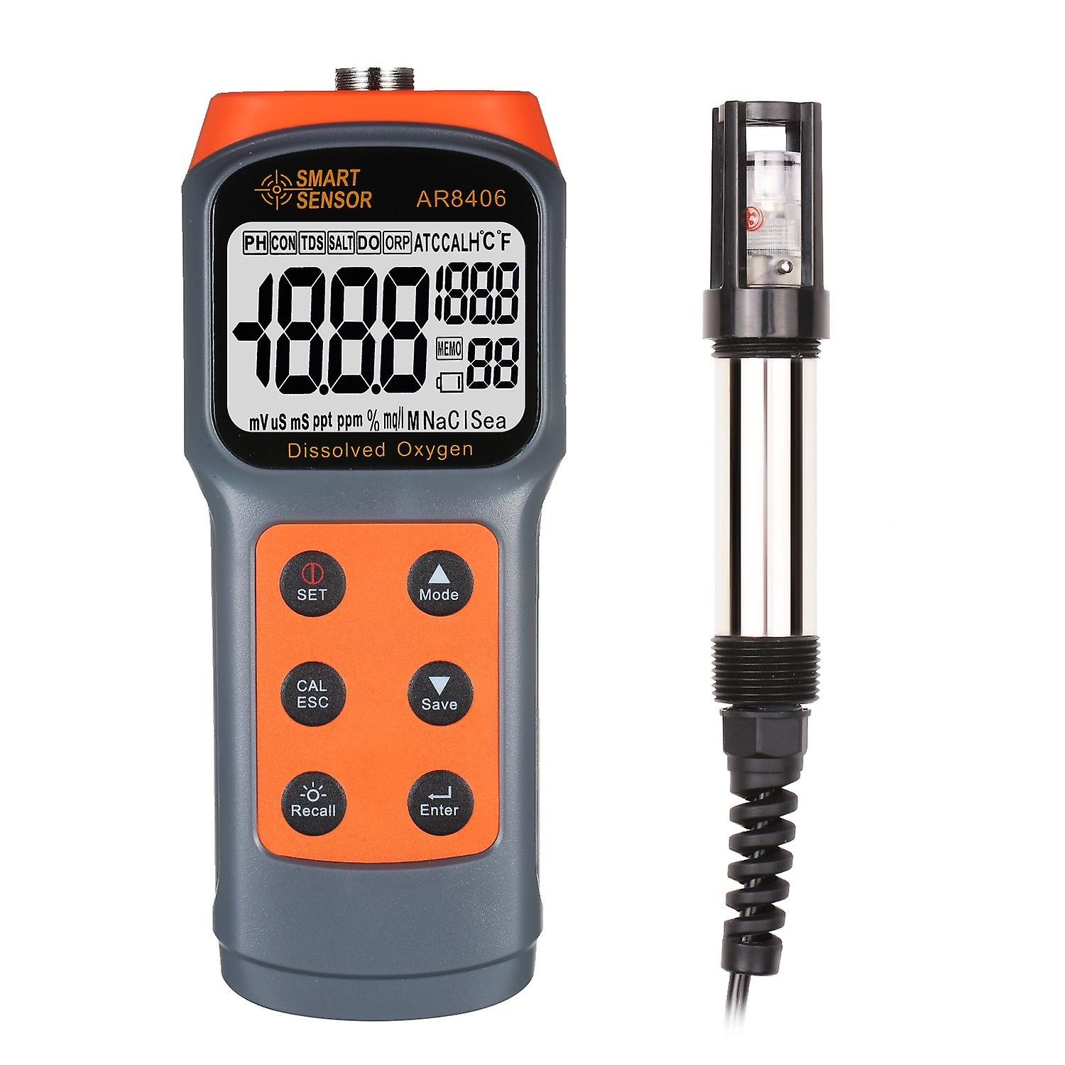 ΕΞΥΠΝΟΣ ΑΙΣΘΗΤΗΡΑΣ Ψηφιακός ανιχνευτής διαλυμένου οξυγόνου Φορητός ελεγκτής νερού Quali ελεγκτών DO