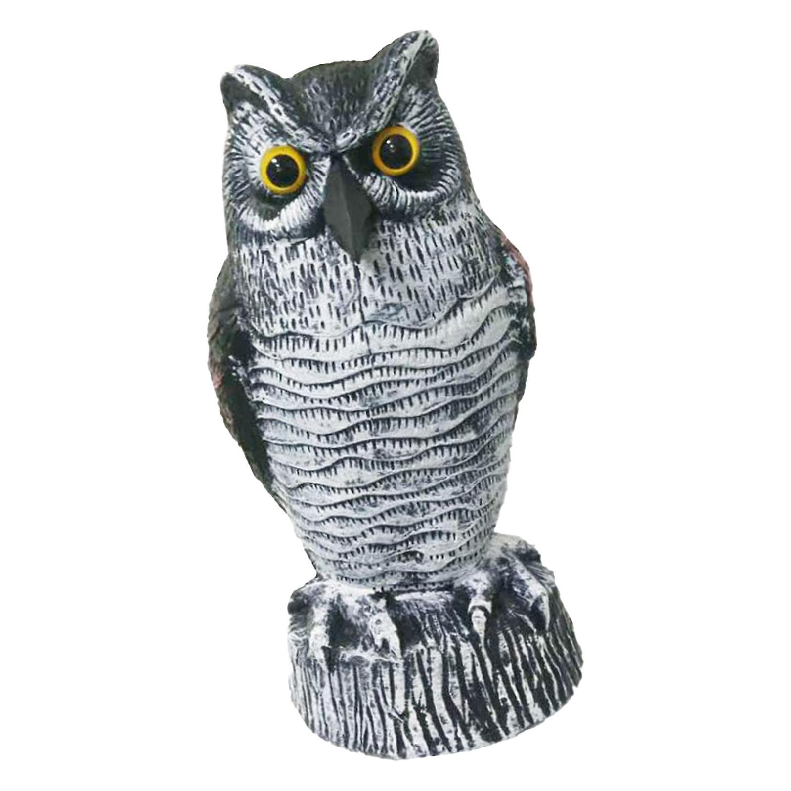 Eule Köder Schrecken Eichhörnchen Realistische Eule Köder für Bäume Hof Terrassen Stil A