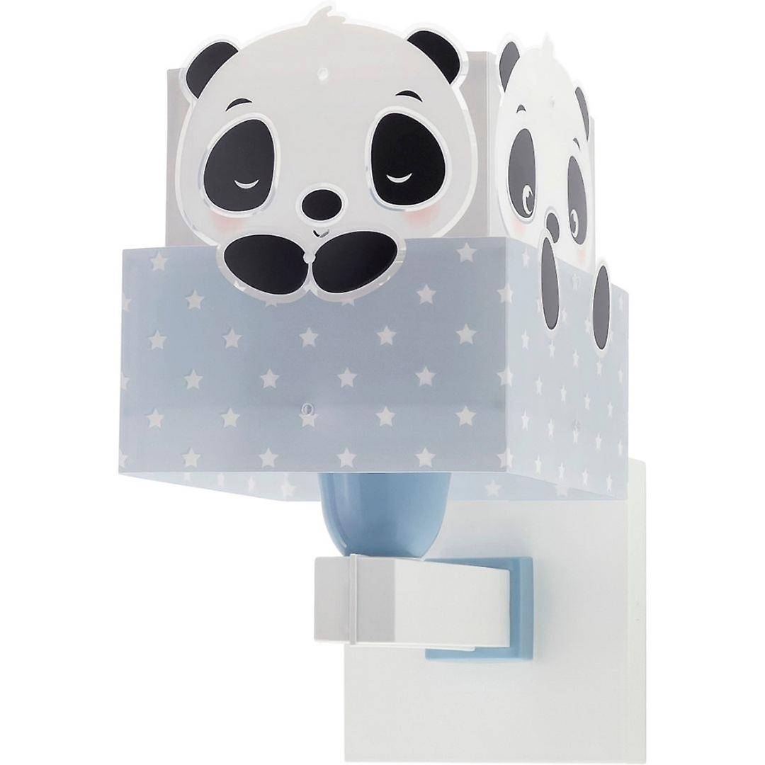 Lamp Applique Panda Azzurro