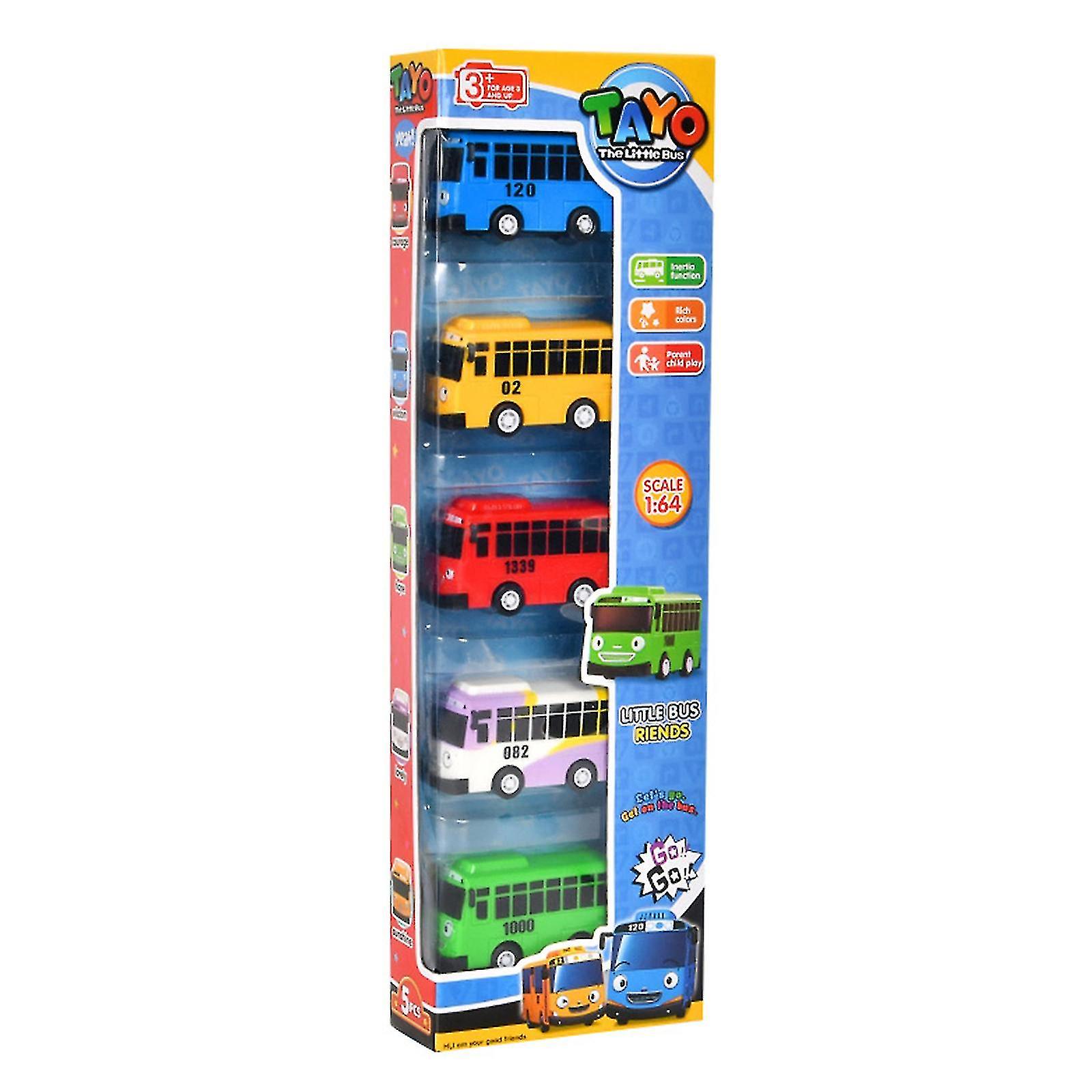 Little Bus Tayo Toy,little Bus Tayo Car Toy Set,pull Back Mini Cars For Friend Mini