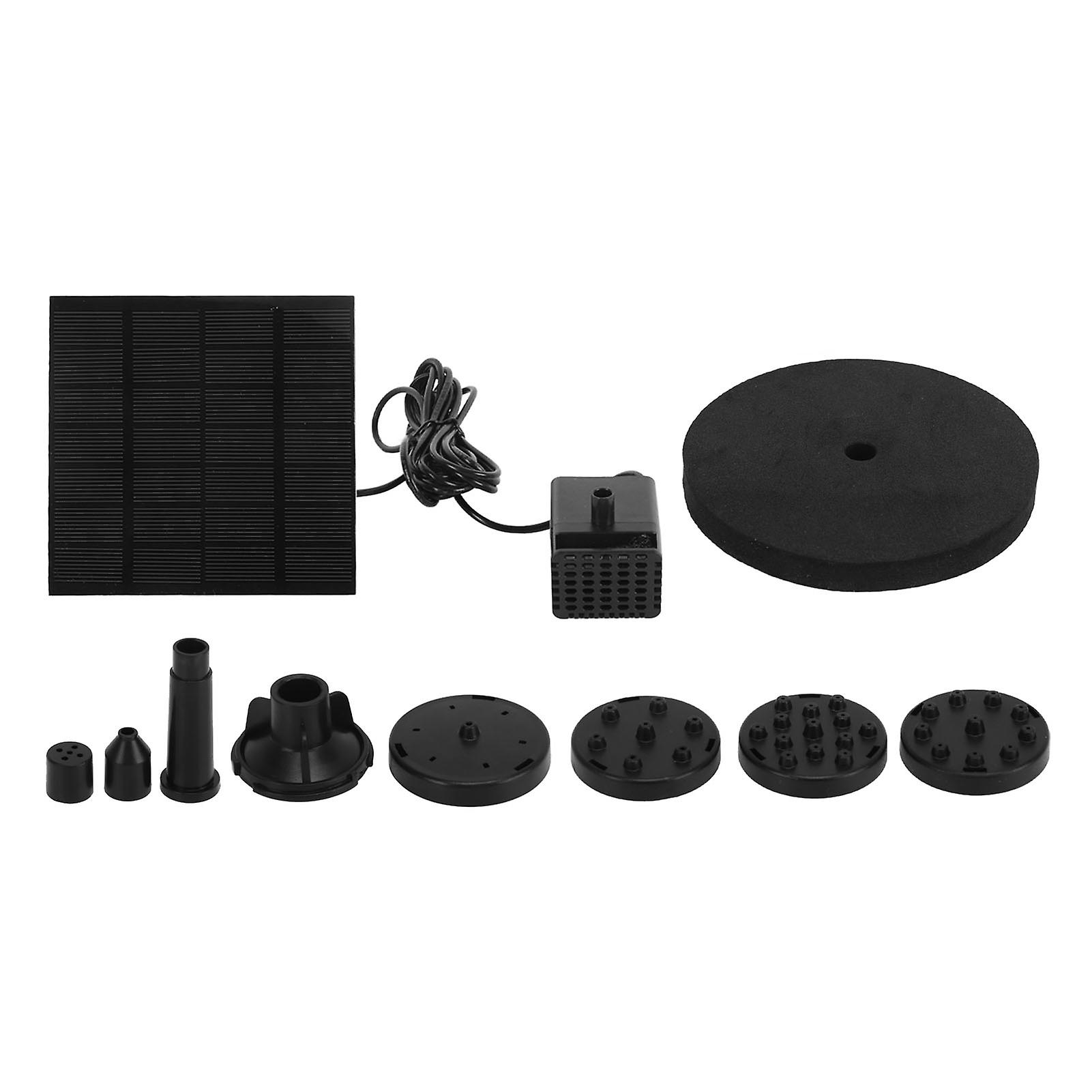 ソーラー噴水ポンプ 屋外用 小型 水中式 バードバス 噴水キット 池 ガーデン プール用 120cm リフト