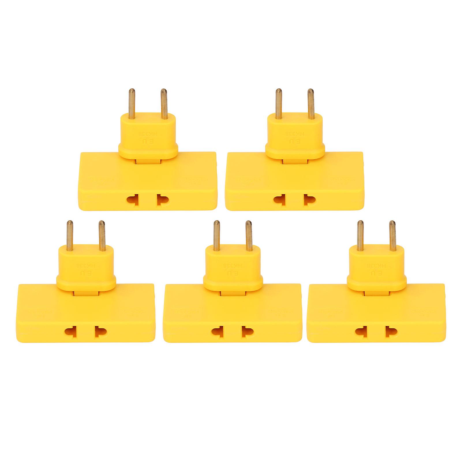 5Pcs Socket Converter Cordless 180 Degree Extension 1 to 3 Adapter