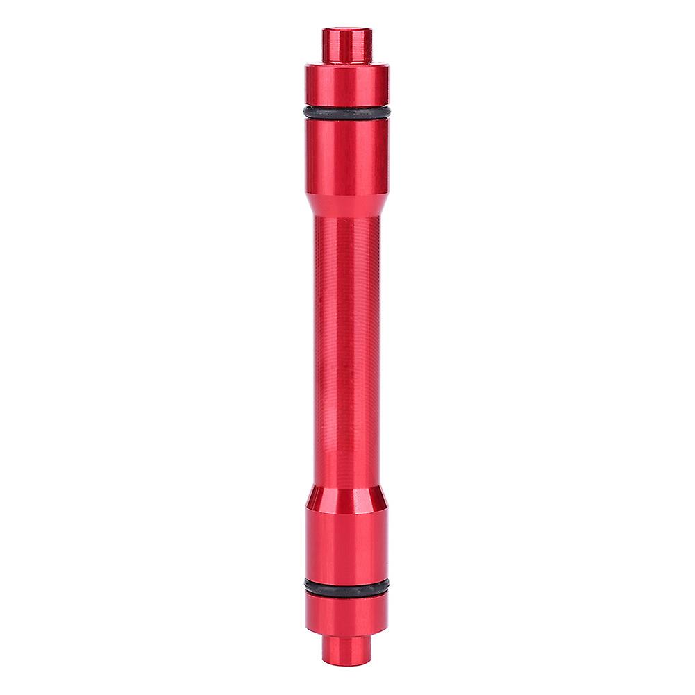 Adaptateur de moyeu d'axe traversant de vélo de 15 mm vers axe à dégagement rapide de 9 mm pour roue avant de 100 mm (rouge)