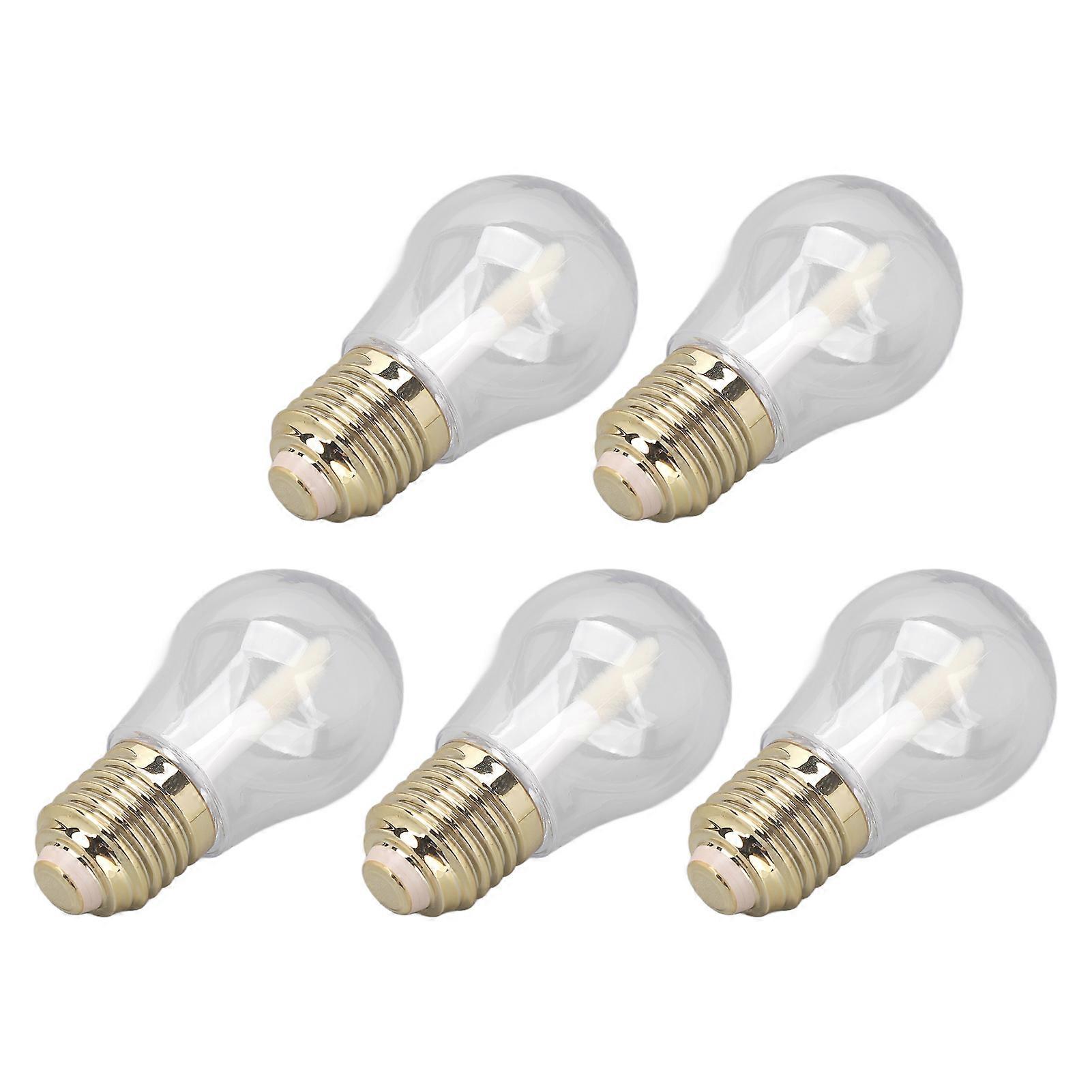 5Pcs Lip Gloss Tubes 6ml Bulb Shaped Empty Lip Gloss Bottle Plastic for Travel DIY 