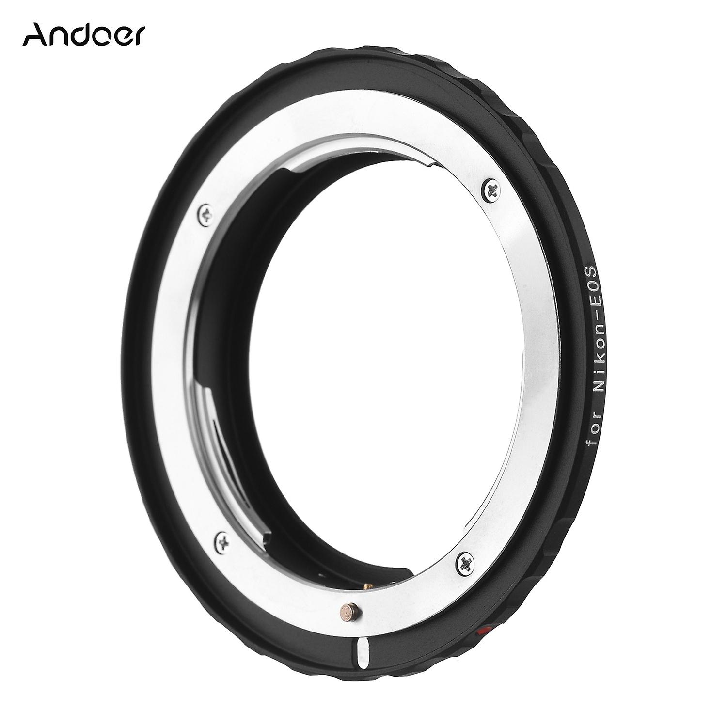 Andoer Nikon-EOS Camera Lens Adapter Ring withInfinity Focus Replacement for Nikon F/AF AI AI-S Came
