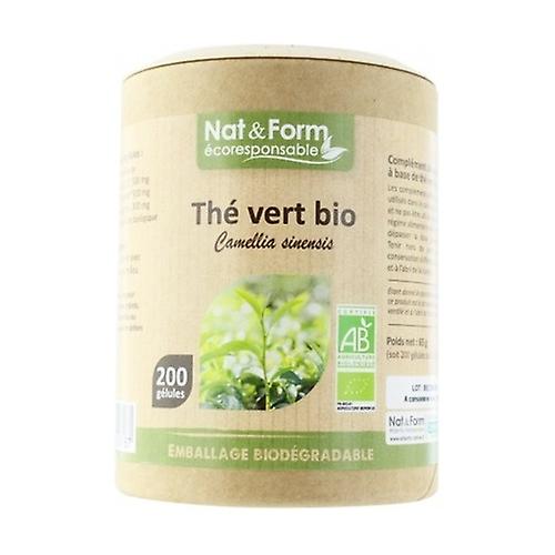 Organic Green Tea 200 capsules