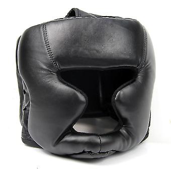 Schwarz guter Kopfschutz Trainingshelm Kickboxen Schutzausrüstung