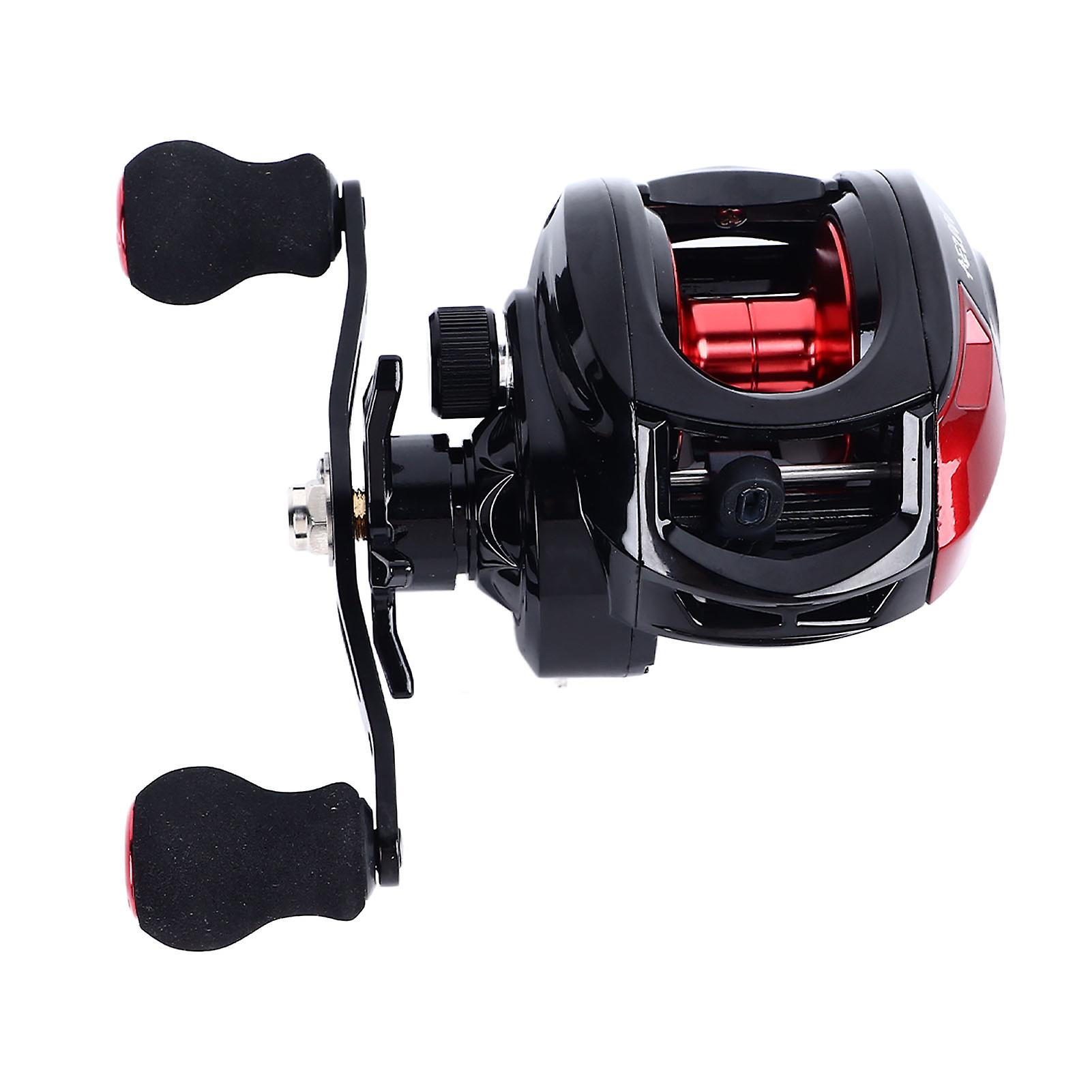 Long Cast Metal Fishing Reel, Anti-Burst, 7.2:1 Gear Ratio, 10kg Load Capacity, for Saltwater Fishing