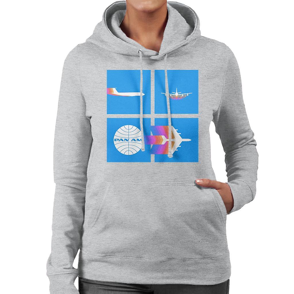Pan Am Takeoff Silhouette Women's Hooded Sweatshirt