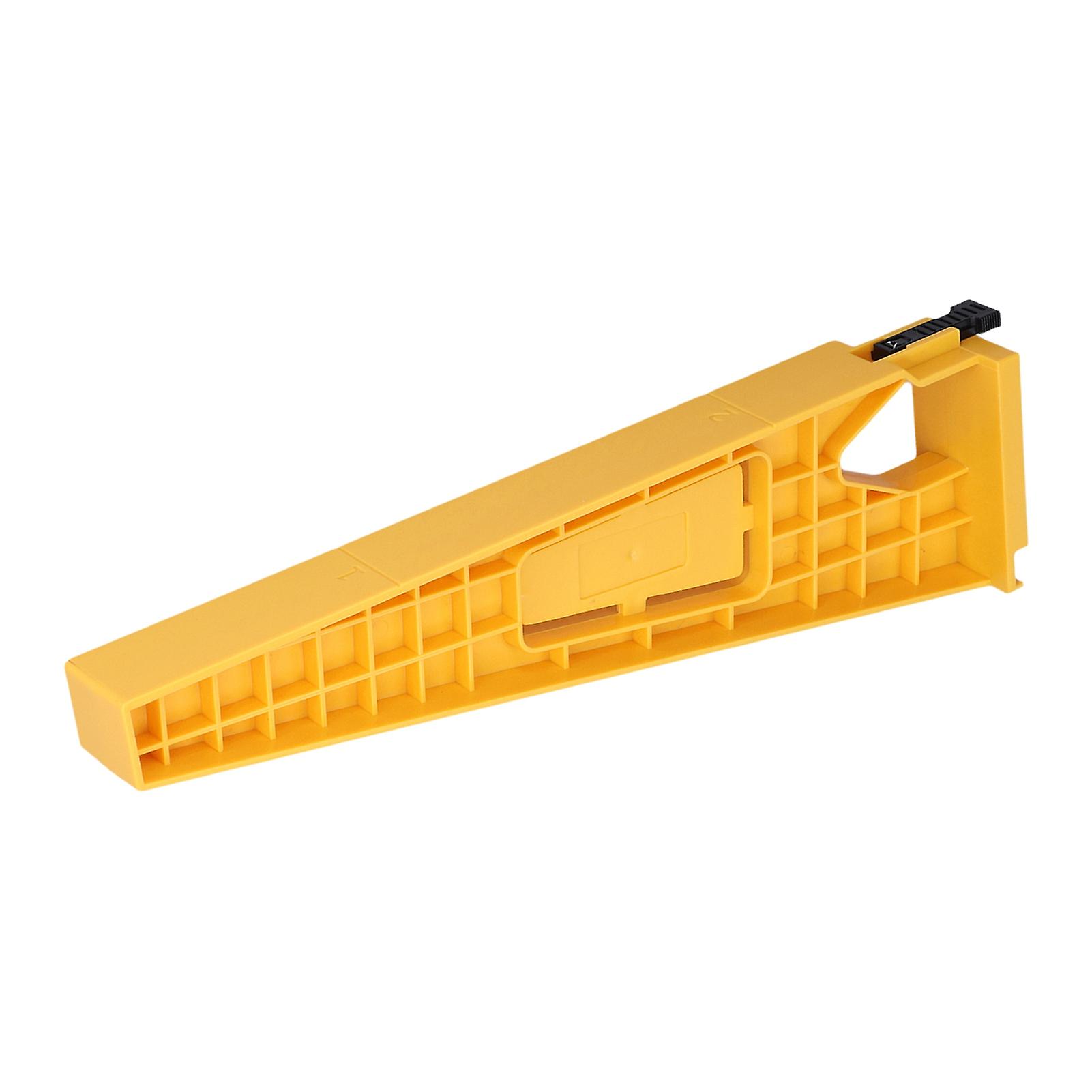 2Pcs Drawer Slide Jig ABS Cabinet Installation Tool Set 355mm Yellow