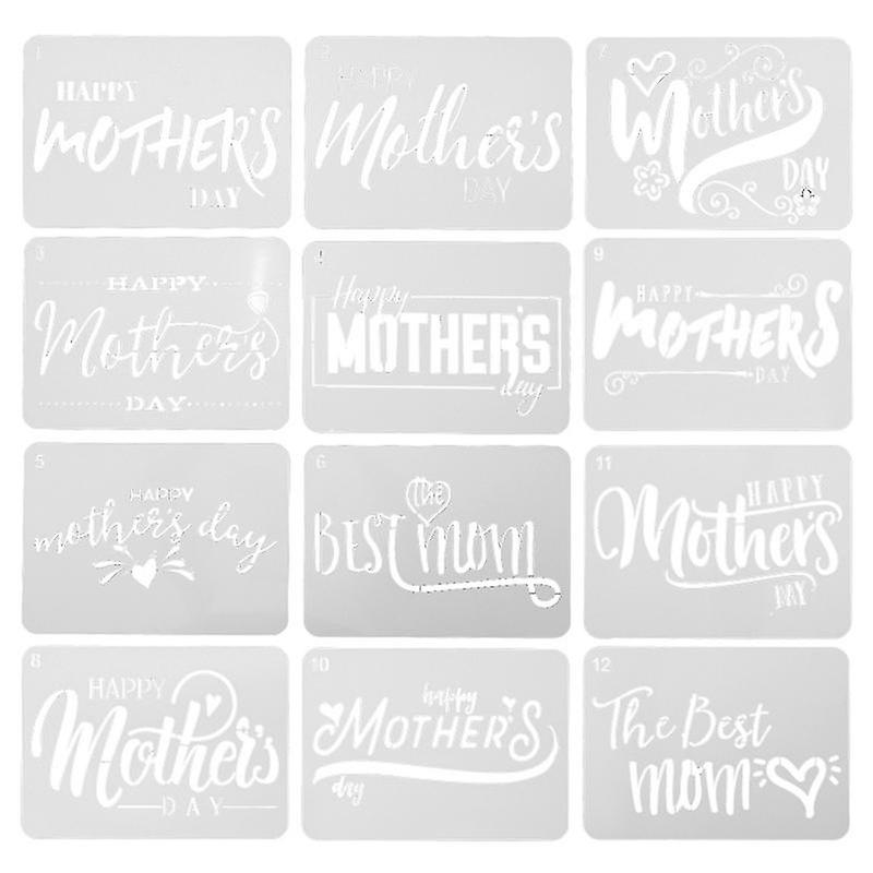 12pcs Stencils For Kids