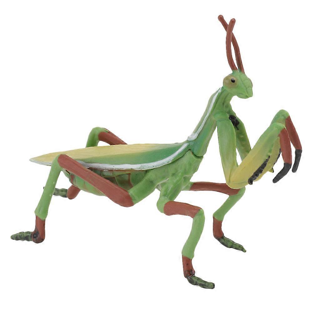 1Pc Mantis Figurine Plastic Mantis Model Realistic Insect Model Kids Toy