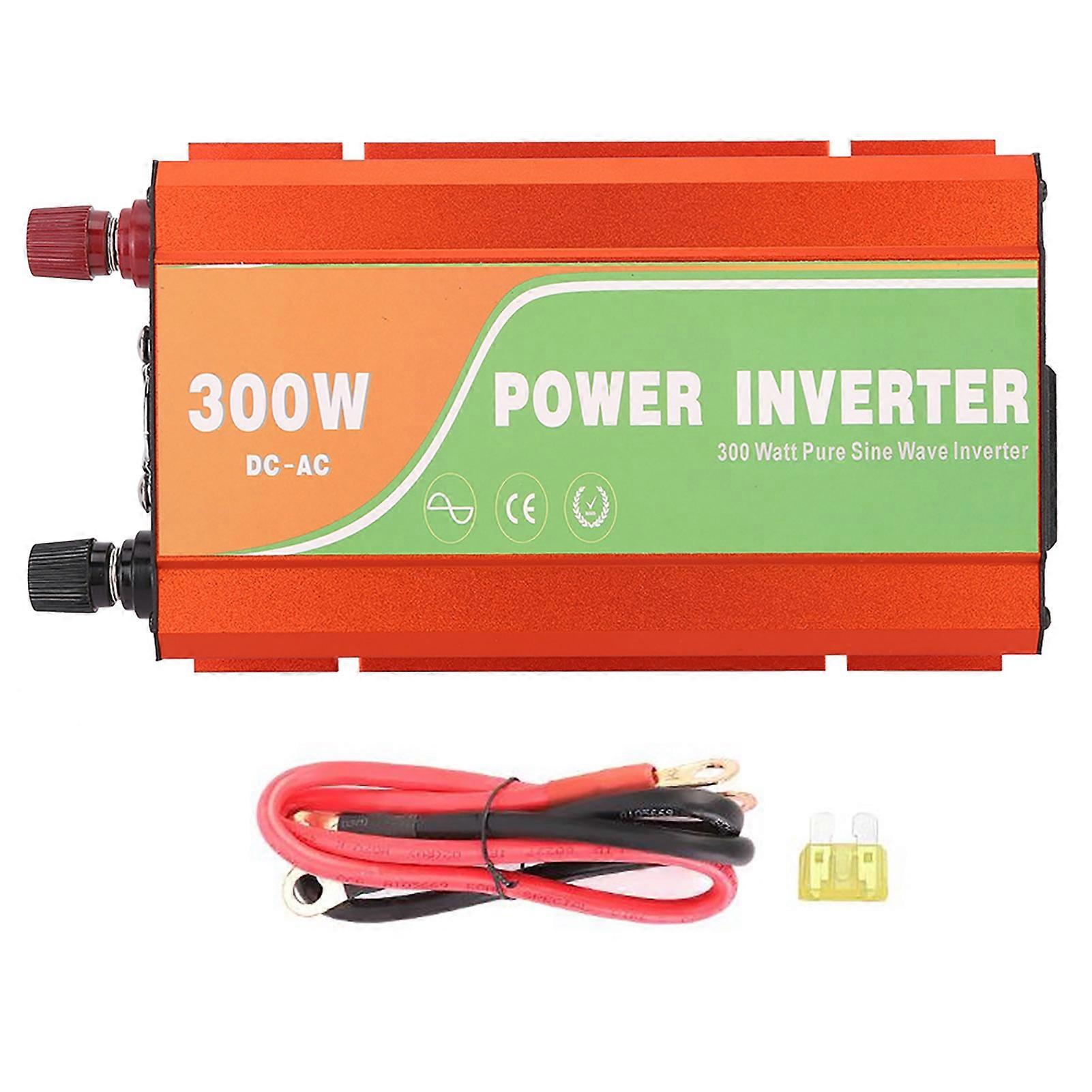 300w Car Solar Voltage Inverter High Frequency Pure Sine Wave Power Inverter Output Voltage 220v24v