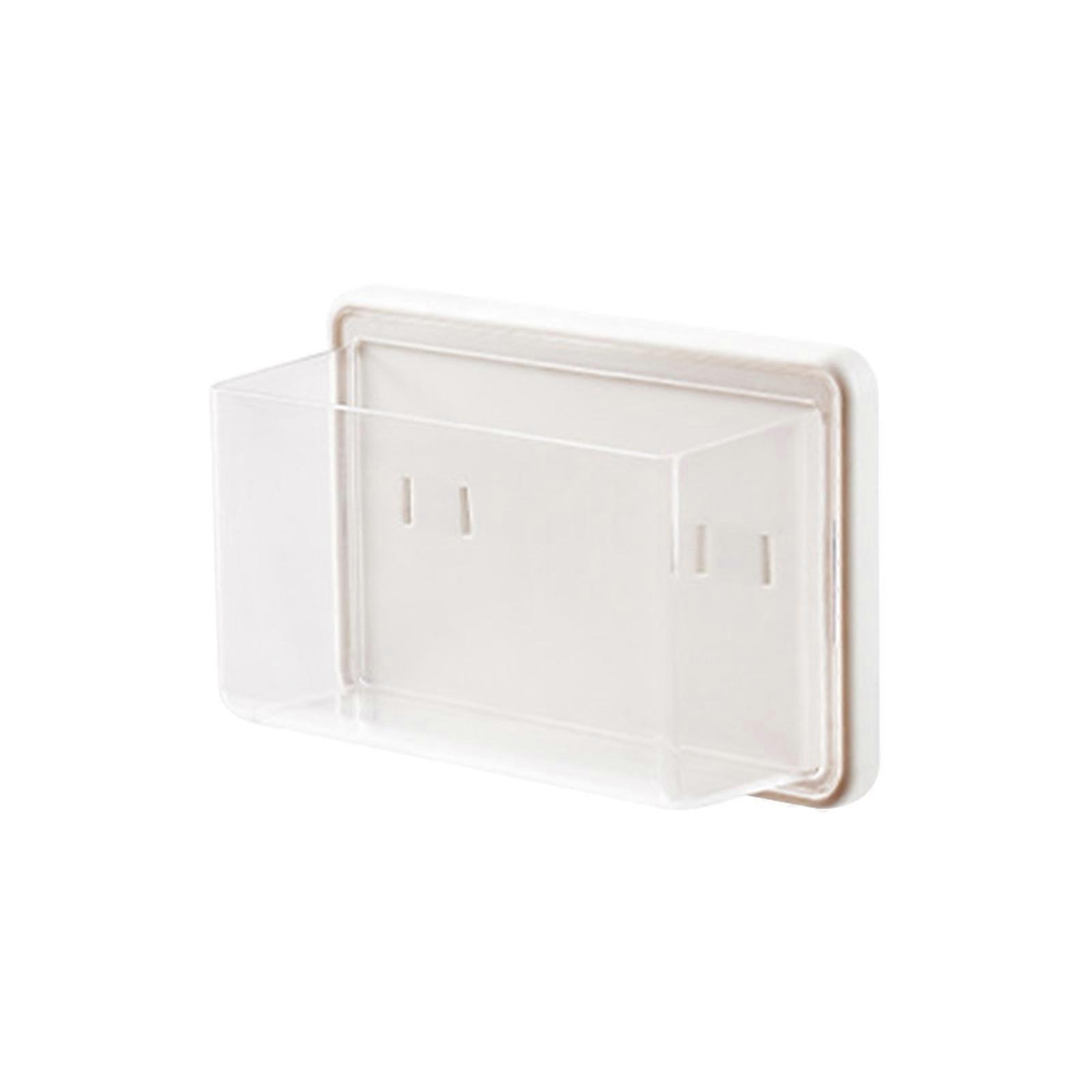 Wall-mounted Magnetic Absorption Storage Box Rolling Dough Pad Storage Artifact Multi-functional Punch- Storage Basket Refrigerator Side Storage
