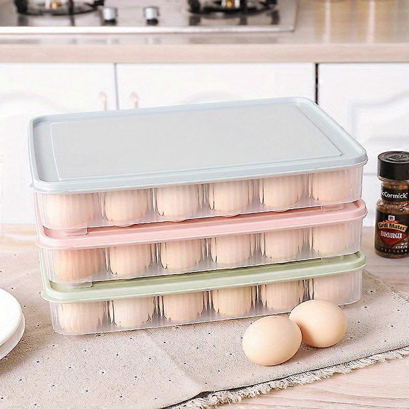 Transparent Egg Storage Box For Refrigerator - Durable Pp Plastic, Non-Electric Kitchen Organizer