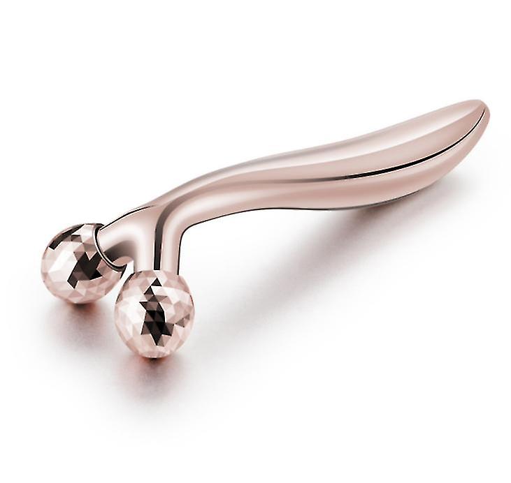 Gold Y Shape, Face Massage Roller- Skin Health Care Tool Az10167