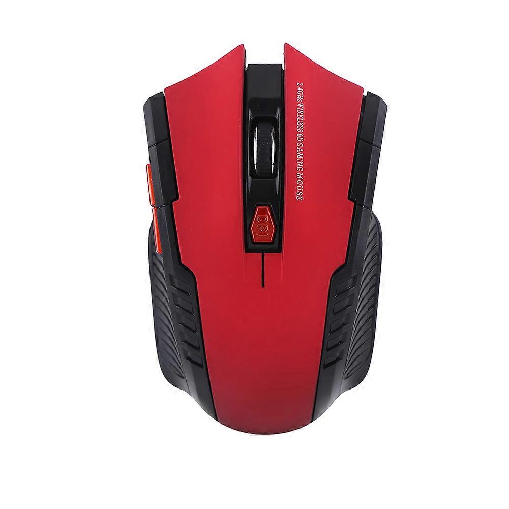 2.4Ghz Mini Portable Wireless Optical Gaming Mouse Mice For PC Laptop Red