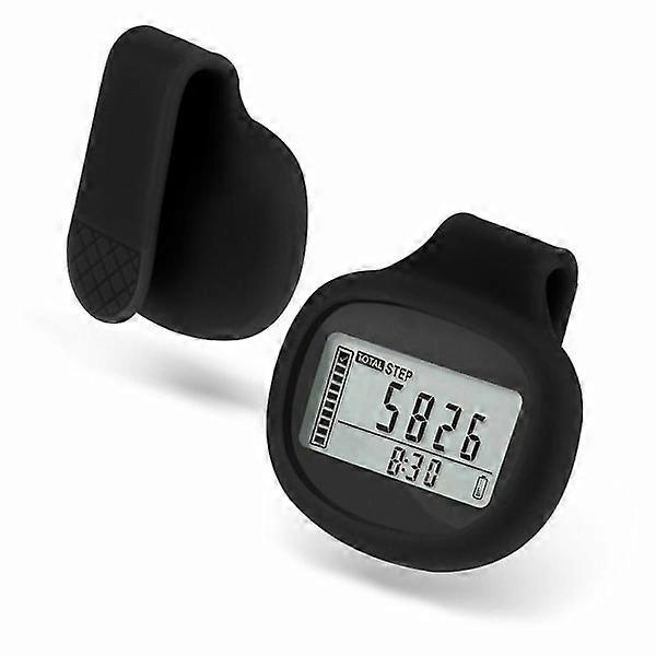 Pet Pedometer, 3D Silicone Multifunctional Pedometer, Large Screen Digital Display with Backclip