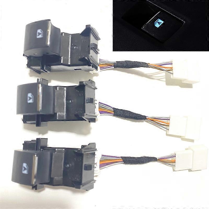Lighted LED Power Single Window Switch With Cable\Individual cord sockets sold For Toyota RAV4 RAV 4 2019 2020 Backlight With A