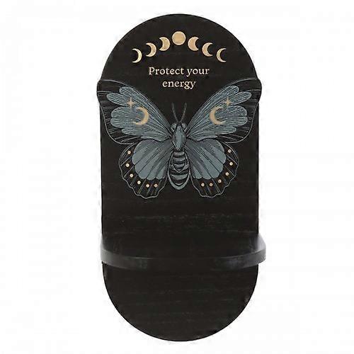 Something Different Protect Your Energy Moth Floating Shelf