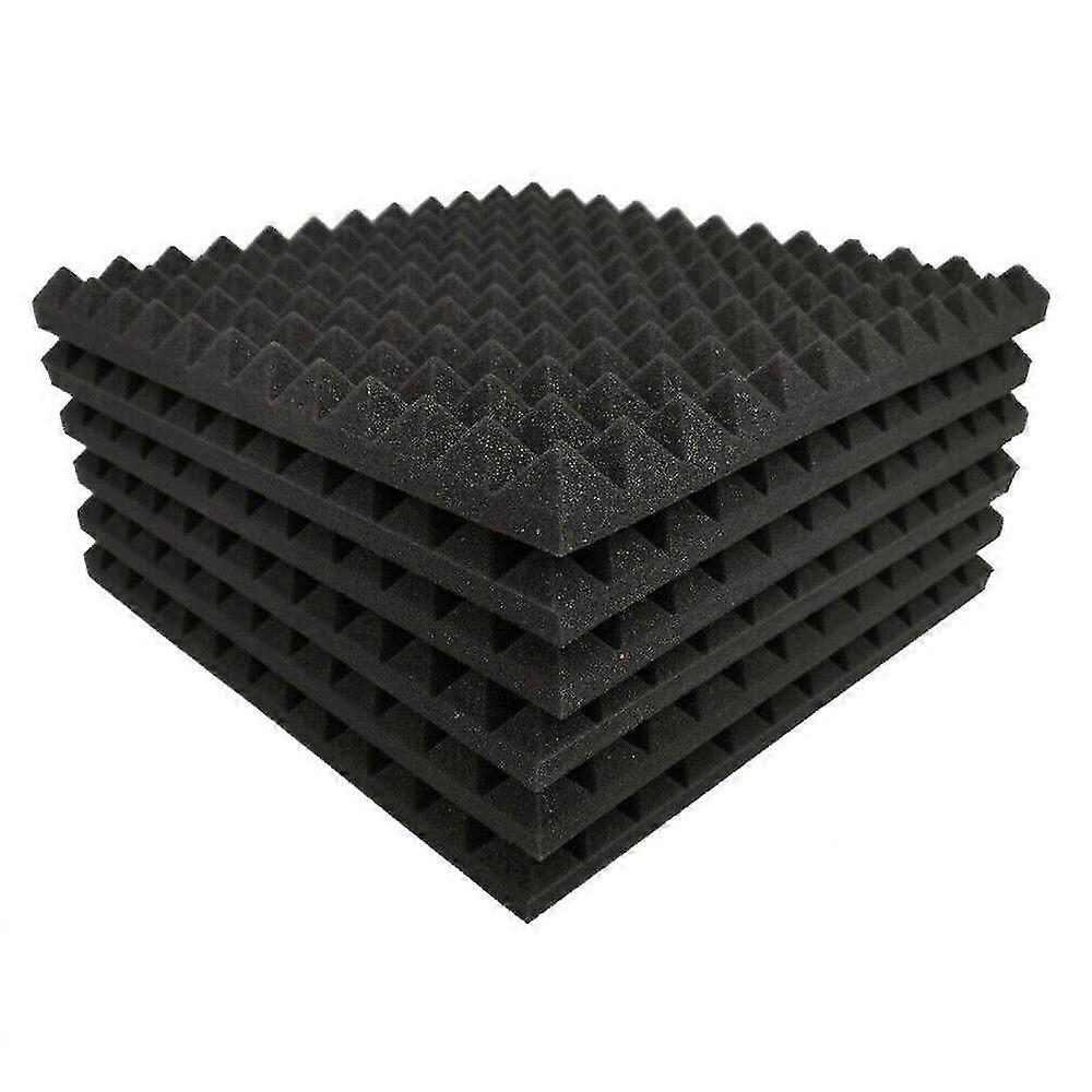 12-pack pyramidform ljudisolerat skum ljudisolerad vadderingsbehandlingspanel för basisolering