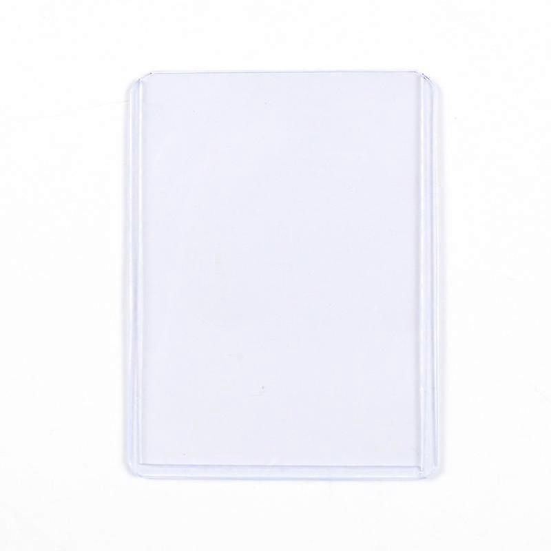 35pt Toploader Clear Transparent Id Card Holder Protector Cover Case For Employee Badge Game Cards