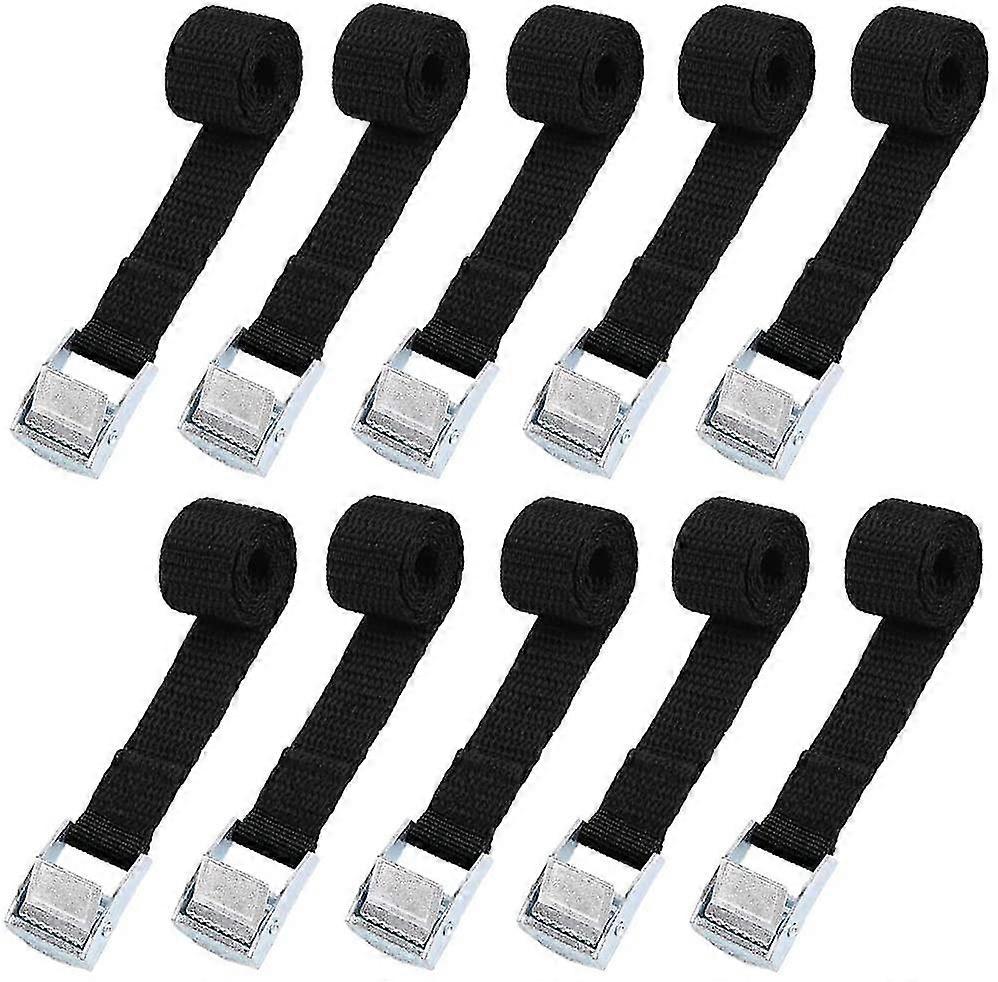 10pcs lashing strap, cargo straps cam buckle tie for lashing kayak