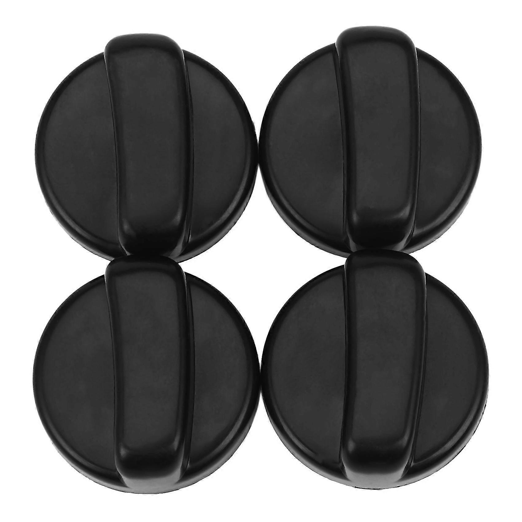Kitchen 44 Mm Diameter Plastic Black Button Switch For Gas Cooktop 4