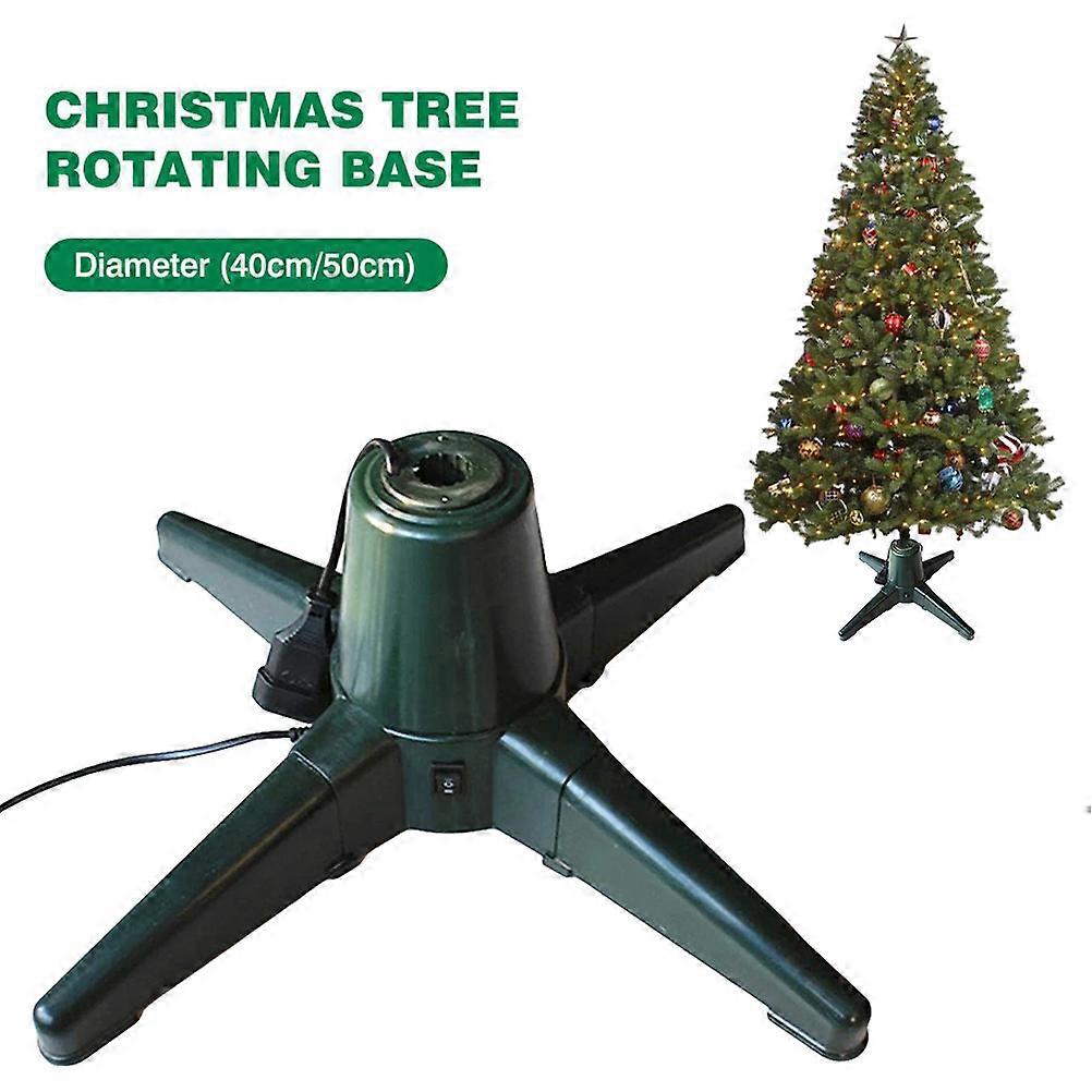 Christmas Tree Base Electric 360 Rotating Tree Foot Support Rotating Stand EU 220V
