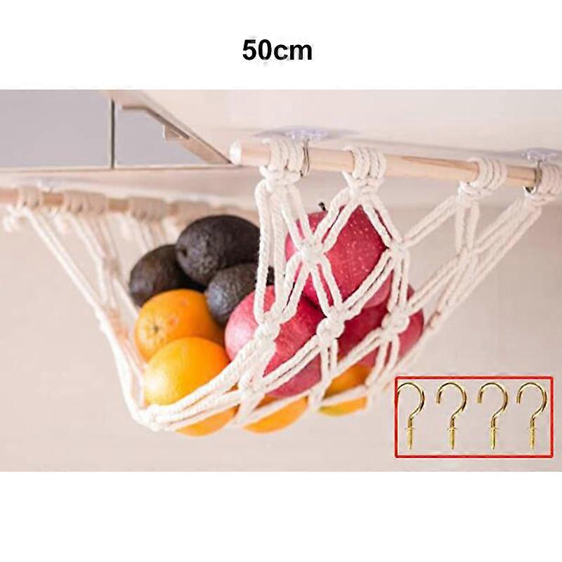 Vegetable Fruit Hammock Convenience Under Cabinet Hanging Fruit Basket Hanging Storage